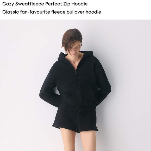 ARTIZIA BLACK SWEAT FLEECE ZIP FRONT HOODIE LARGE PERFECT FIT - Picture 9 of 12